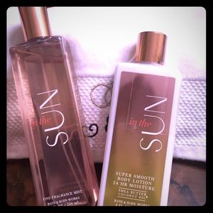 In the Sun Bath & Bodyworks Mist and Lotion Set